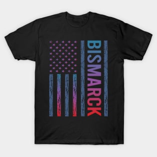 Blue Red Flag - Bismarck T-Shirt